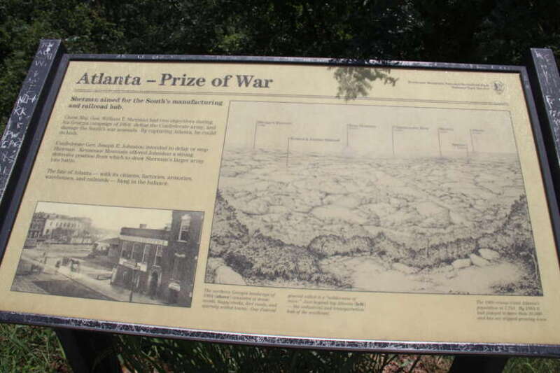 Western Battlefield site, Georgia. Complete indexed photo collection at WorldHistoryPics.com.