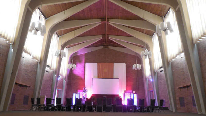 Main Hall of the Kripalu Center for Yoga &amp; Health, Stockbridge, Massachusetts, Feb 2016