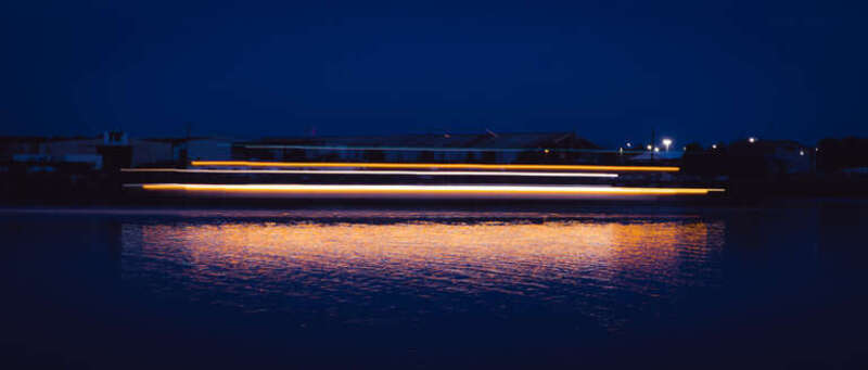 
500px provided description: 10-second exposure of boat lights on the Savannah River
Copyright 2018 Jarcas Images

Provided freely under a CC-BY license [#boat ,#river ,#night ,#abstract ,#glow ,#lights ,#dark ,#lines ,#long exposure ,#colorful]