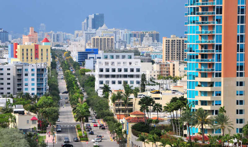 For many people the name "Miami Beach" means the beach and nothing else but the reality is that Miami Beach is a city with a population of more than 92,000.

I like the colourful architecture of the city.