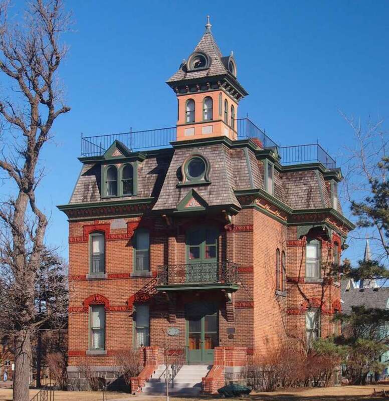Michael Majerus House (now Victorian Oaks Bed &amp; Breakfast), 404 9th Ave S, St. Cloud, Minnesota, USA.  Viewed from the west-southwest.  


This is an image of a place or building that is listed on the National Register of Historic Places in the