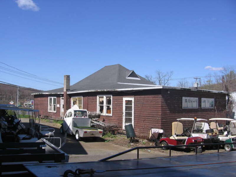 The Mill Plain station house in Danbury, CT formerly along the Beacon and Maybrook lines of the Housatonic (former New Haven) railroad. The building was relocated away from the tracks and placed near the  intersection of Mill Plain Road and Old