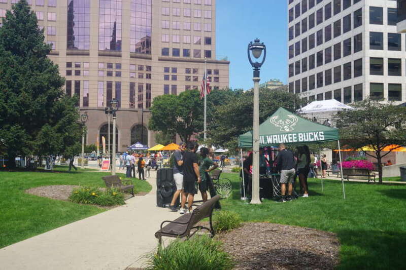 Red Arrow Park in Milwaukee, Wisconsin (United States).
