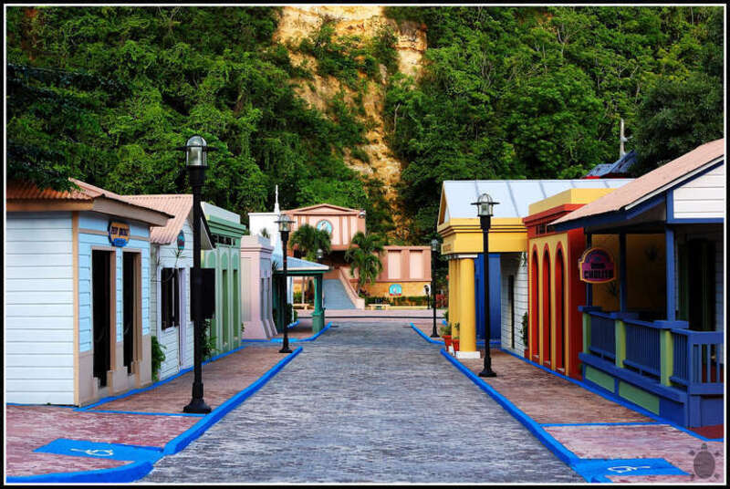 This was a "model" city in a recreational park in Bayamon, Puerto Rico.  I loved all the bright colors in the scene, so I snapped a picture to attempt to capture it.