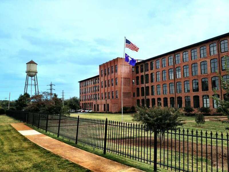 Monaghan Mill in Greenville, SC as it stands on September 30th, 2012.   The site has been converted into living spaces a few blocks from downtown Greenville.