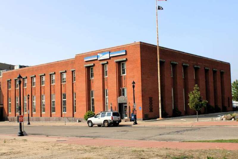 The post office in Muskegon, Michigan.