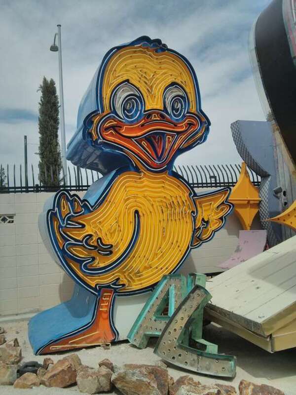 Neon duck