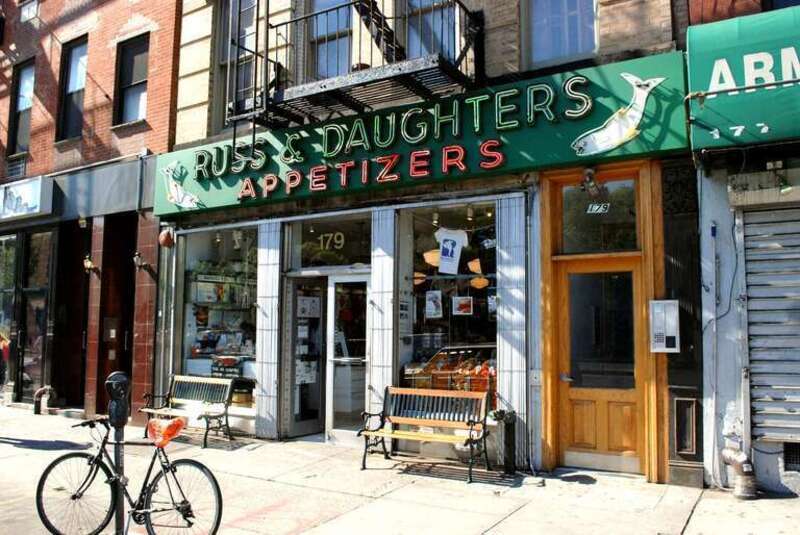 Russ &amp; Daughters Appetizers. (Guess he didn't have any sons.)
