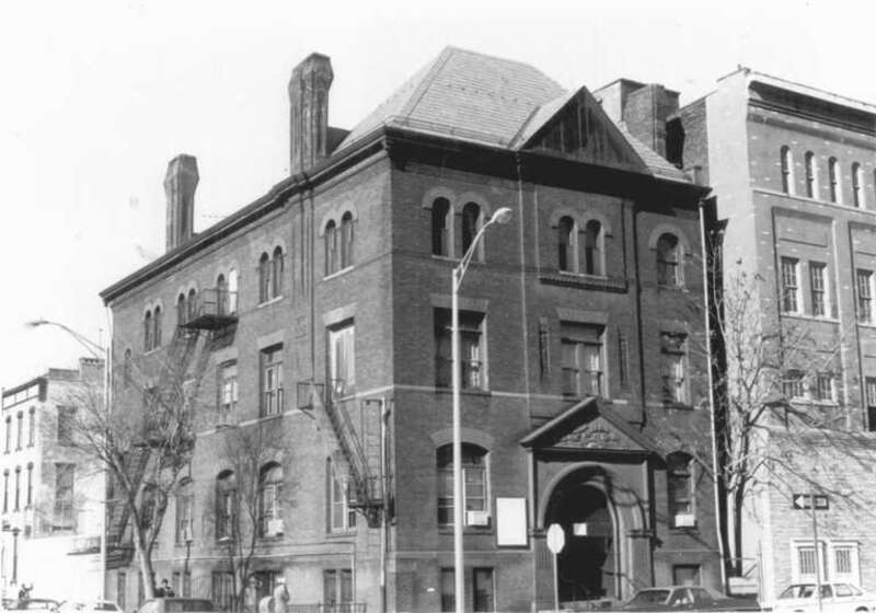 Newark Female Charitable Society building at 305 Halsey Street, Newark, New Jersey, USA.  Built 1886 (architect R. H. Rowden) to house a community organization that still occupies the building and is now known as Newark Day Center.  NRIS #79001485.