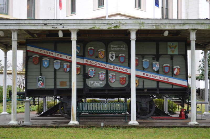 The Merci Train boxcar is a World War I era "forty and eight" located at the Old Louisiana State Capitol in Baton Rouge, Louisiana (United States).