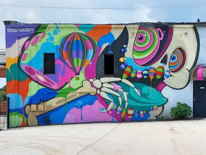 Mural by Patchwhisky on Decatur St. in Atlanta