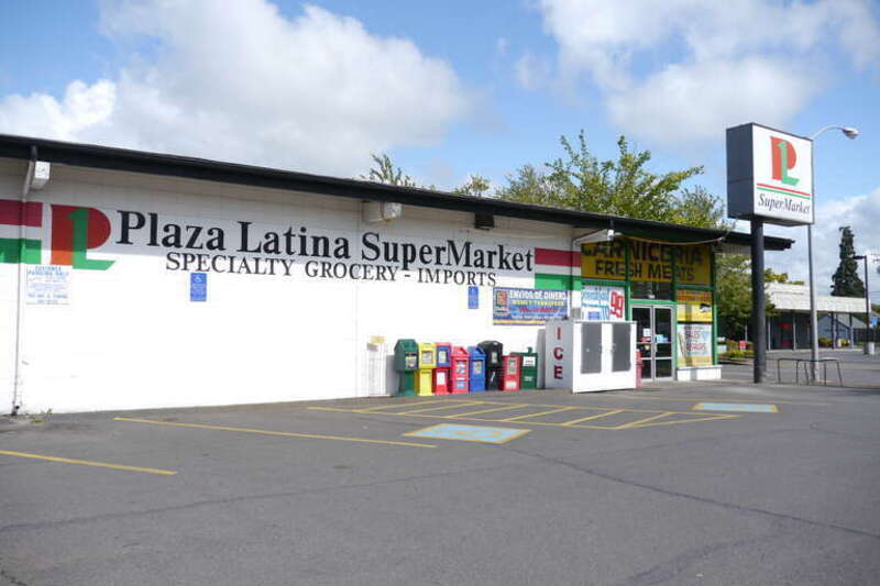 Plaza Latina specializes in imported foods from Mexico, South &amp; Central America, the Caribbean, and the Middle East.  It is located at 1333 W. 7th Avenue in Eugene, Oregon. (https://www.pl-international.com/)
