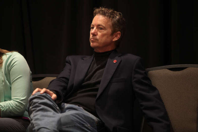 U.S. Senator Rand Paul speaking at a campaign rally with Rod Blum at the University of Northern Iowa in Cedar Falls, Iowa.

Please attribute to Gage Skidmore if used elsewhere.