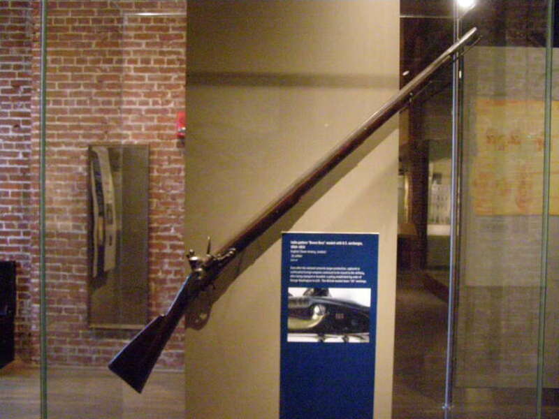 Rifles &amp; Muskets display at the Frazier Hist Arms Museum, Louisville, KY