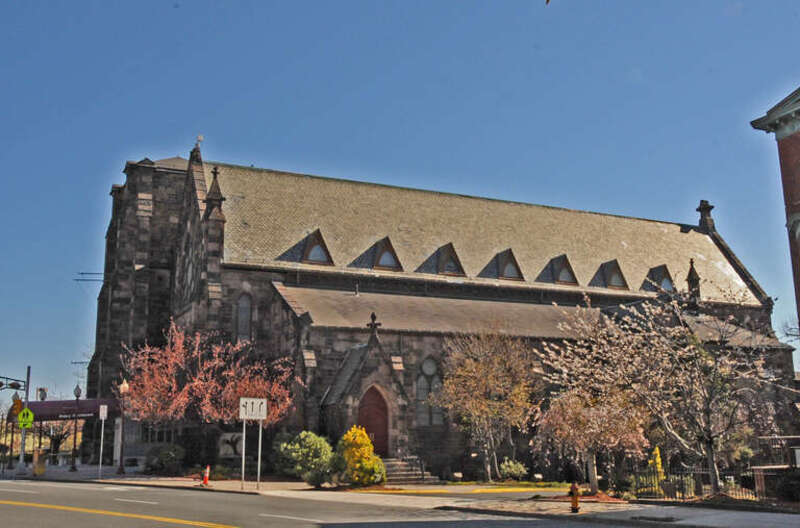BUILT IN 1861.  A PORTION OF THE CHURCH NOW APPEARS TO BE A RESTAURANT CALLED “THE PRIORY”