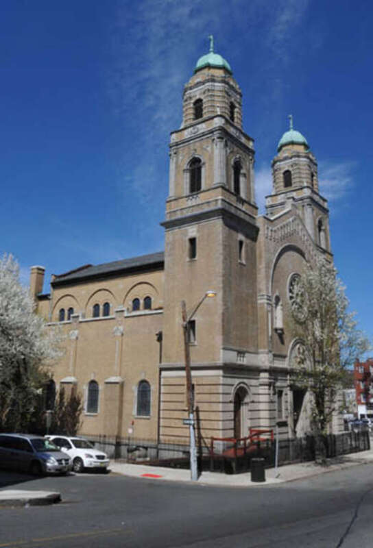 CONGREGATION ORGANIZED CIRCA 1836 BUT THE CHURCH WAS PROBABLY BUILT IN EARLY YEARS OF THE 20TH CENTURY BY  JOSEPH BELLOMO IN SPANISH RENAISSANCE STYLE