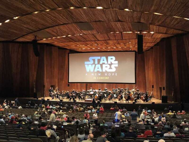 Cleveland Symphony Orchestra performs live "Star Wars: Episode IV" soundtrack as film plays at Blossom Music Center, Labor Day Weekend 2018