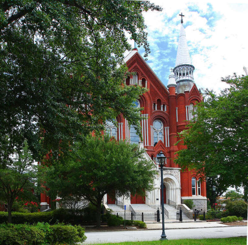 Sacred Heart was a beautful Roman Catholic Church in downtown Augusta, Georgia. It was originally built to service the needs of the area's growing Irish Catholic population in the late 19th century. However, floods and wars led to a decline in the