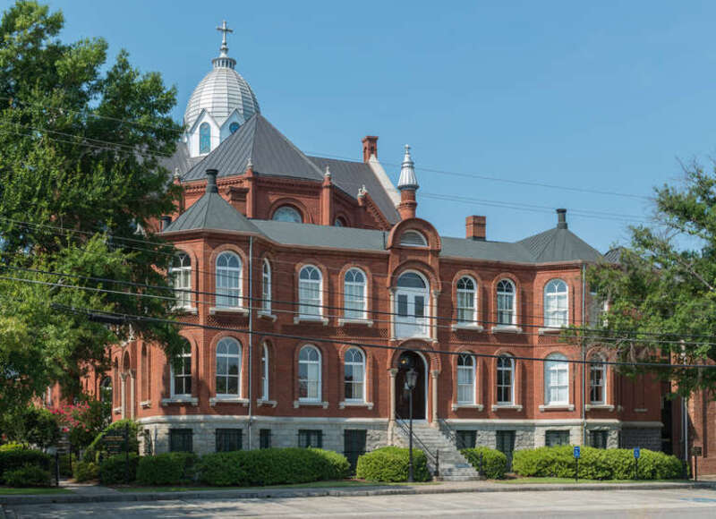 A northeast view of the Sacred Heart Cultural Center, Augusta, Georgia