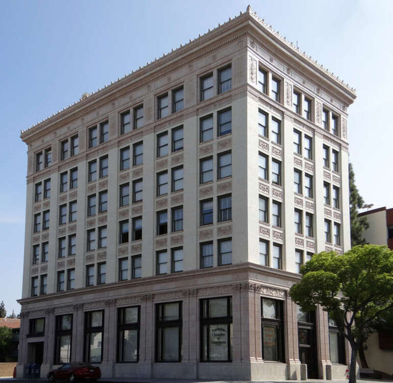 Samuel Kraemer Building, 76 S. Claudina Street, Anaheim, California.  Listed on the National Register of Historic Places.