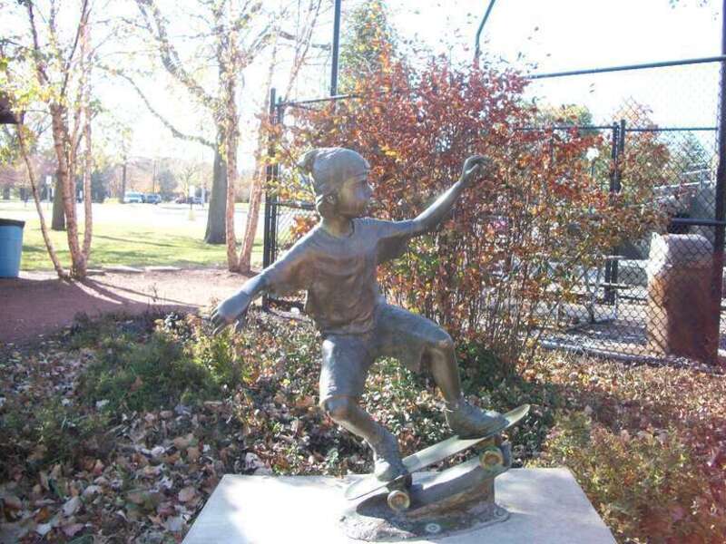 Skate Park Statue