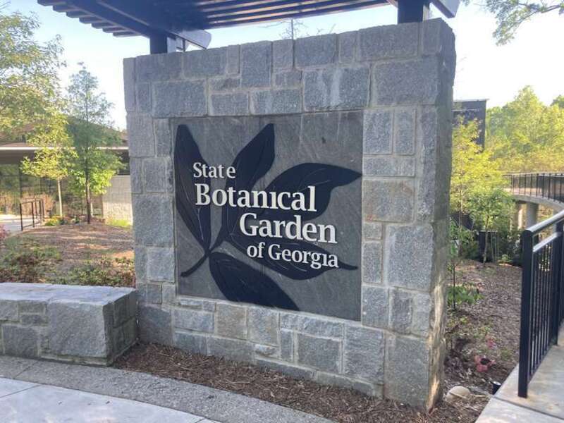 Sign at the State Botanical Garden of Georgia