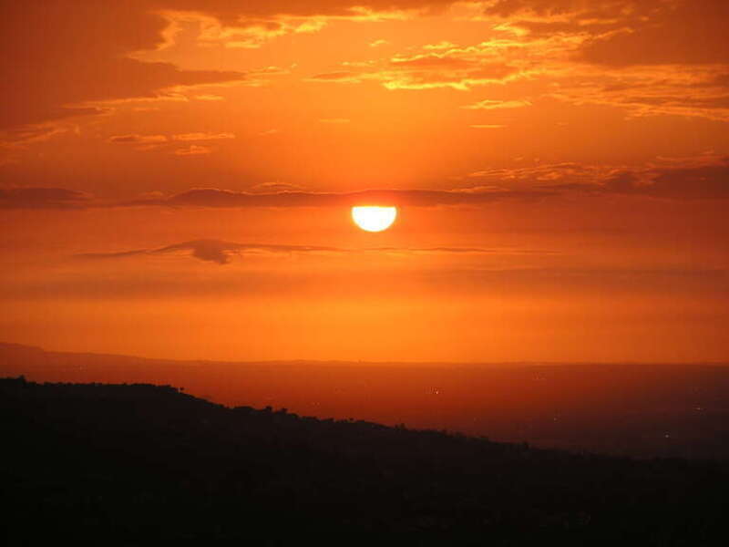 Sunset(?), Anaheim Hills, California, March 2007