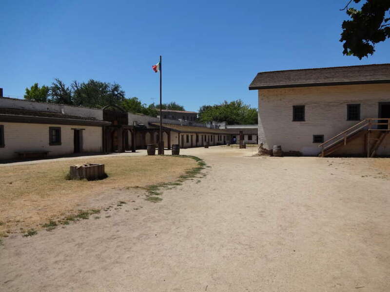 Interior of Sutter's Fort, Sacramento, California