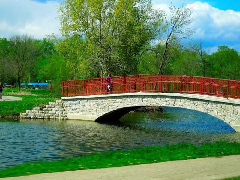Tenney Park-A.G. Zimmerman bridge