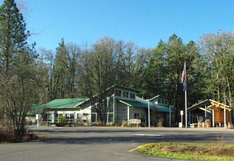 Interpretive center for the Tualatin Hills Nature Park in Beaverton, Oregon, USA, operated by the w:Tualatin Hills Park &amp; Recreation District.