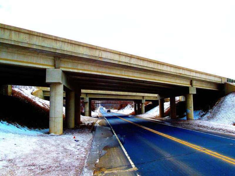 US Hwy 18-151 Overpass at Fitchrona Rd