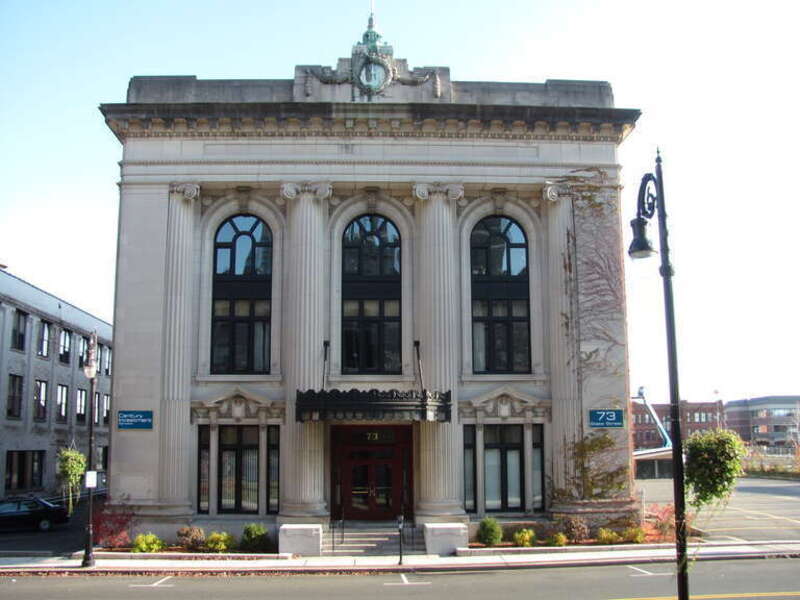 United Electric Company Building, Springfield Massachusetts.  Now mostly demolished, its facade is part of the MGM Springfield casino.