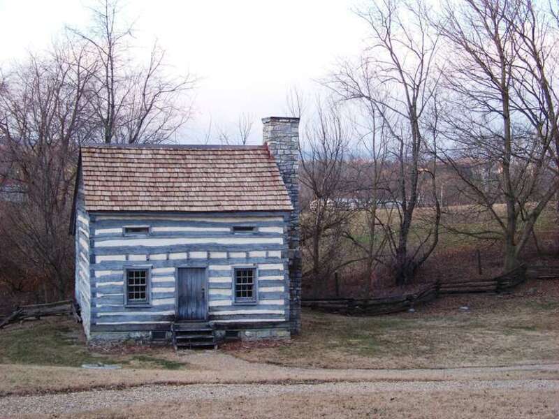 A building on Smithfield Plantation, near Virginia Tech, Blacksburg, VA, USA