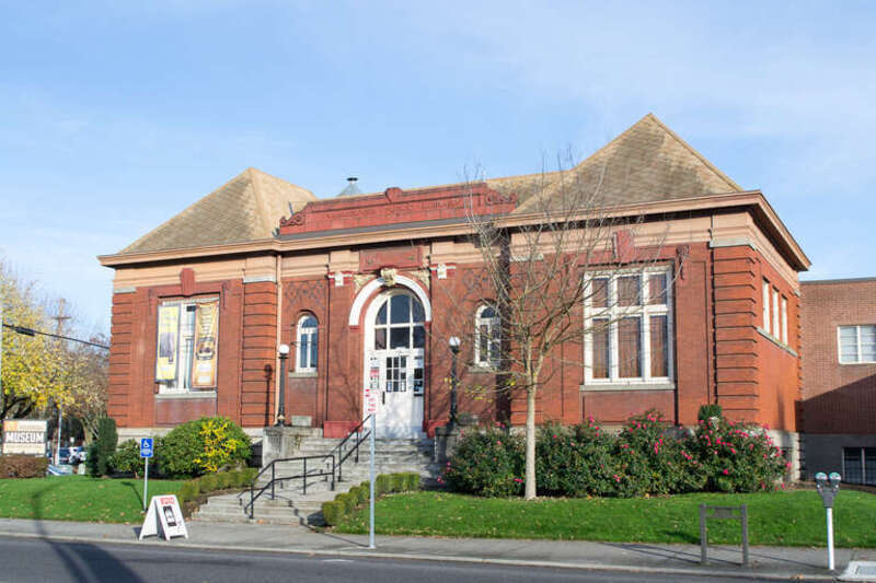 The Clark County Historical Museum, located in a former Carnegie Library, in Vancouver, Washington