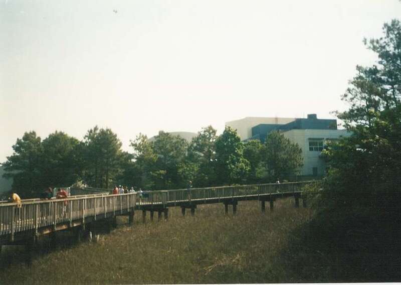 The Virginia Marine Science Museum (now the Virginia Aquarium) in Virginia Beach, Virginia.