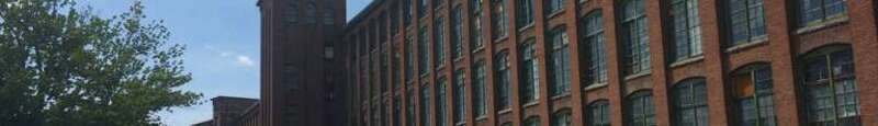 Cabotville Mill, Chicopee, Massachusetts, 23rd May 2018. Cropped and adapted for use at voy:Chicopee