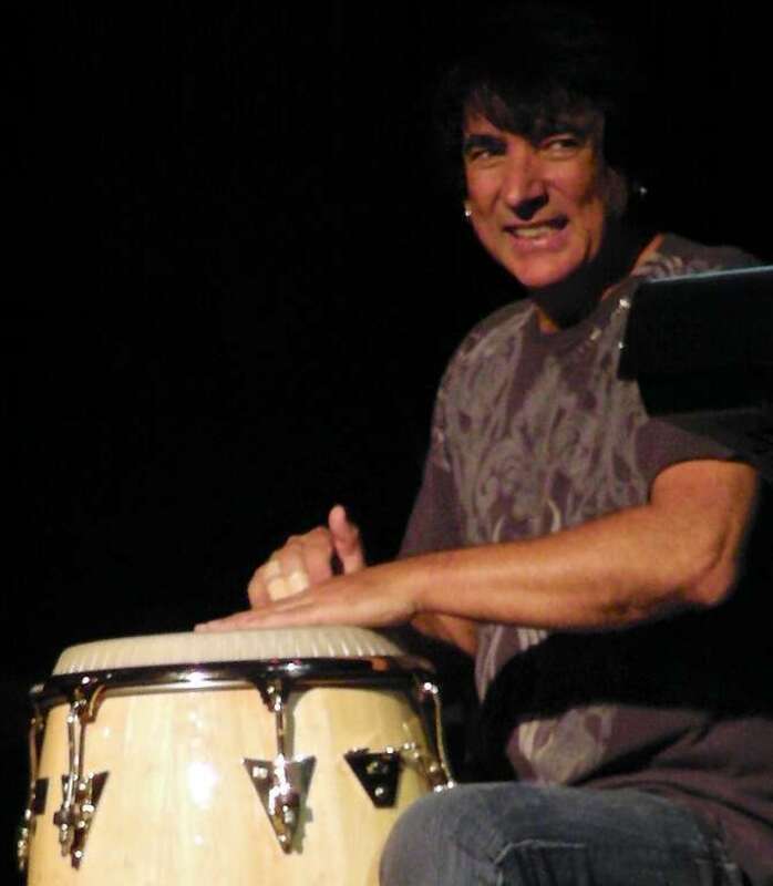 Portrait of Walfredo Reyes, Jr. at a Chicago concert at the Stiefel Theatre in Salina, Kansas