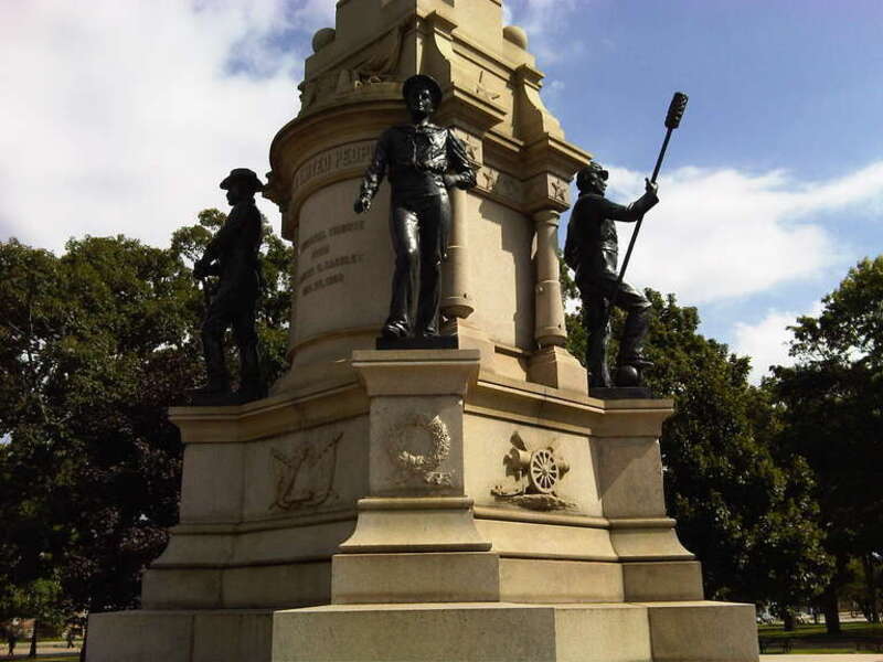 Hackley Park, Muskegon, Michigan, soldier's monument; part of the Muskegon Historic District



This is an image of a place or building that is listed on the National Register of Historic Places in the United States of America. Its reference number