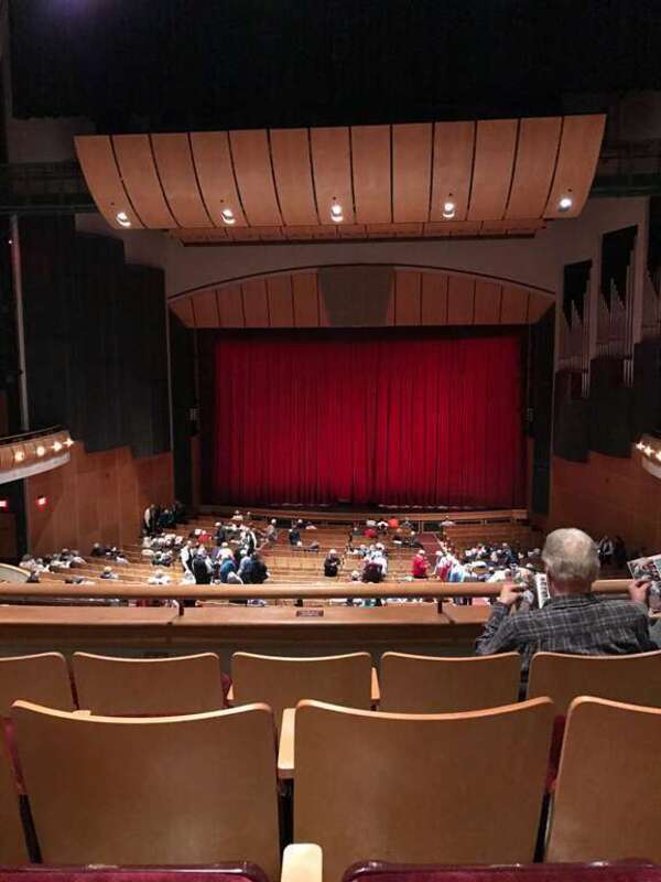 Interior of the Weidner Center in Green Bay, WI, before a performance by the Glenn Miller orchestra.