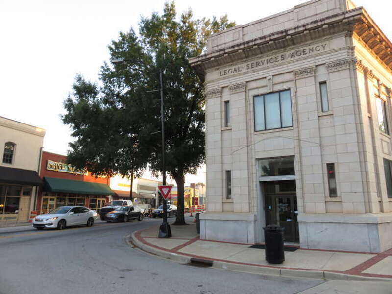 West End Commercial Historic District in Greenville, South Carolina in 2017


This is an image of a place or building that is listed on the National Register of Historic Places in the United States of America. Its reference number is 92001751.
