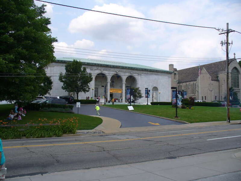 The Butler Institute of American Art, during their annual "Trash and Treasure Sale".