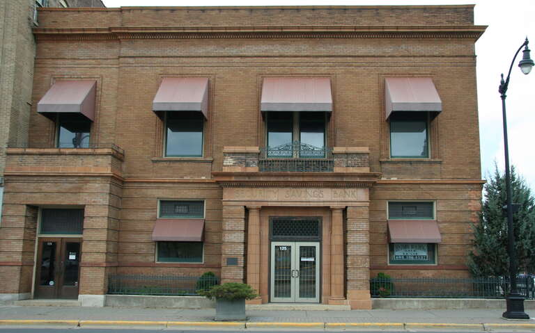 Former Security Savings Bank (historic Wisconsin Telephone Company Building), 125 North 4th Street, La Crosse, Wisconsin