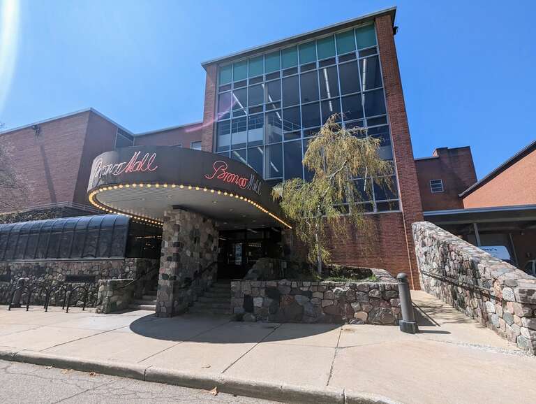 Western Michigan University's Bernhard Center, lower level's Bronco Mall entrance.