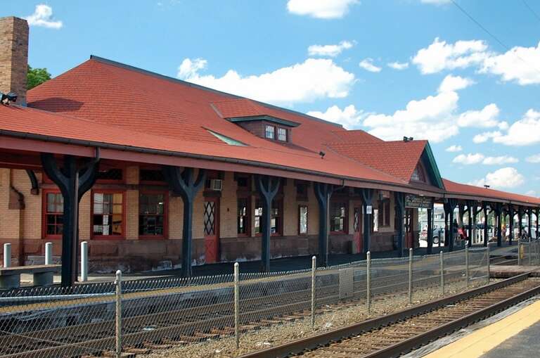 The Beverly Depot, station on the MBTA's Newburyport-Rockport line.
