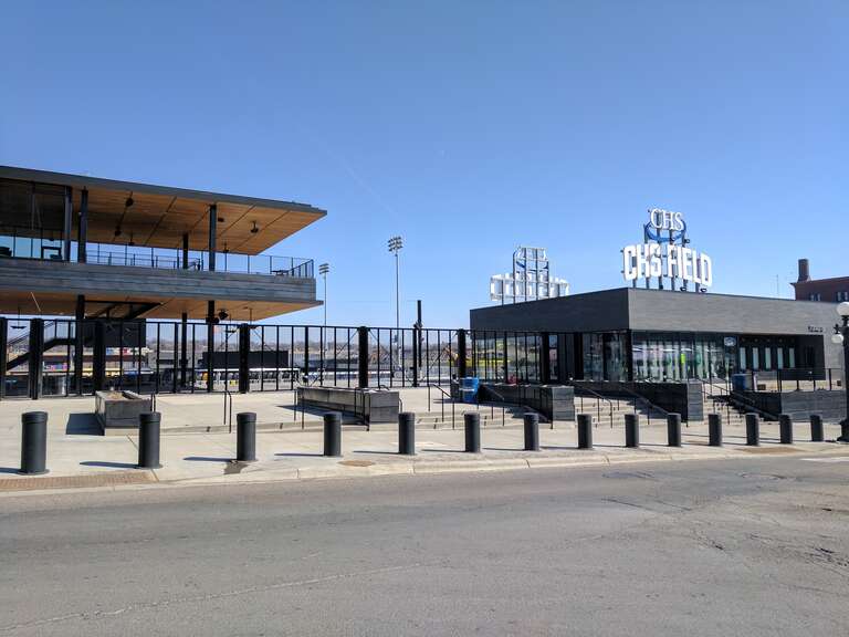 Image of the Exterior of the Saint Paul Saints CHS Field in Saint Paul, Minnesota