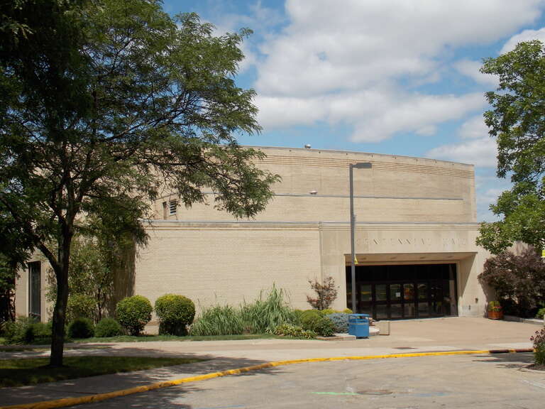 Centennial Hall on the campus of Augustana College in Rock Island, Illinois.