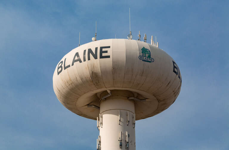 Holds one million gallons of water