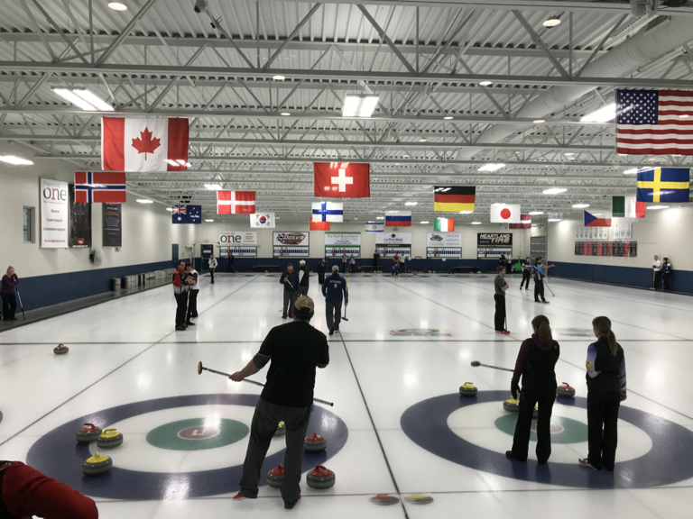 curling in Minnesota Fogerty Arena