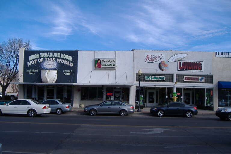 Downtown Roswell façades
