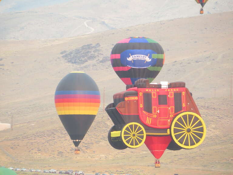 The Great Reno Balloon Race is a hot-air balloon race held each September in Reno, Nevada. The event is held at the Rancho San Rafael Park, just west of the University of Nevada, Reno. The event is free to the public, and completed its 30th year in